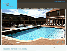 Tablet Screenshot of legacylandingapts.com